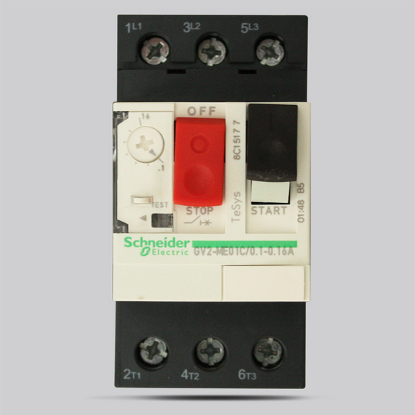 施耐德 TeSys热磁式电动机断路器GV2ME01C